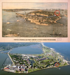 Ft Monroe Now and Then